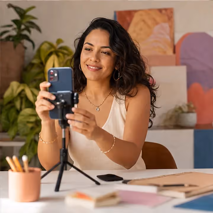 Produção de conteúdo com celular