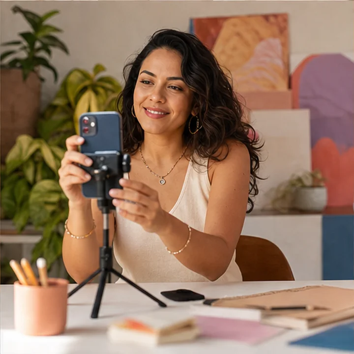 Produção de conteúdo com celular