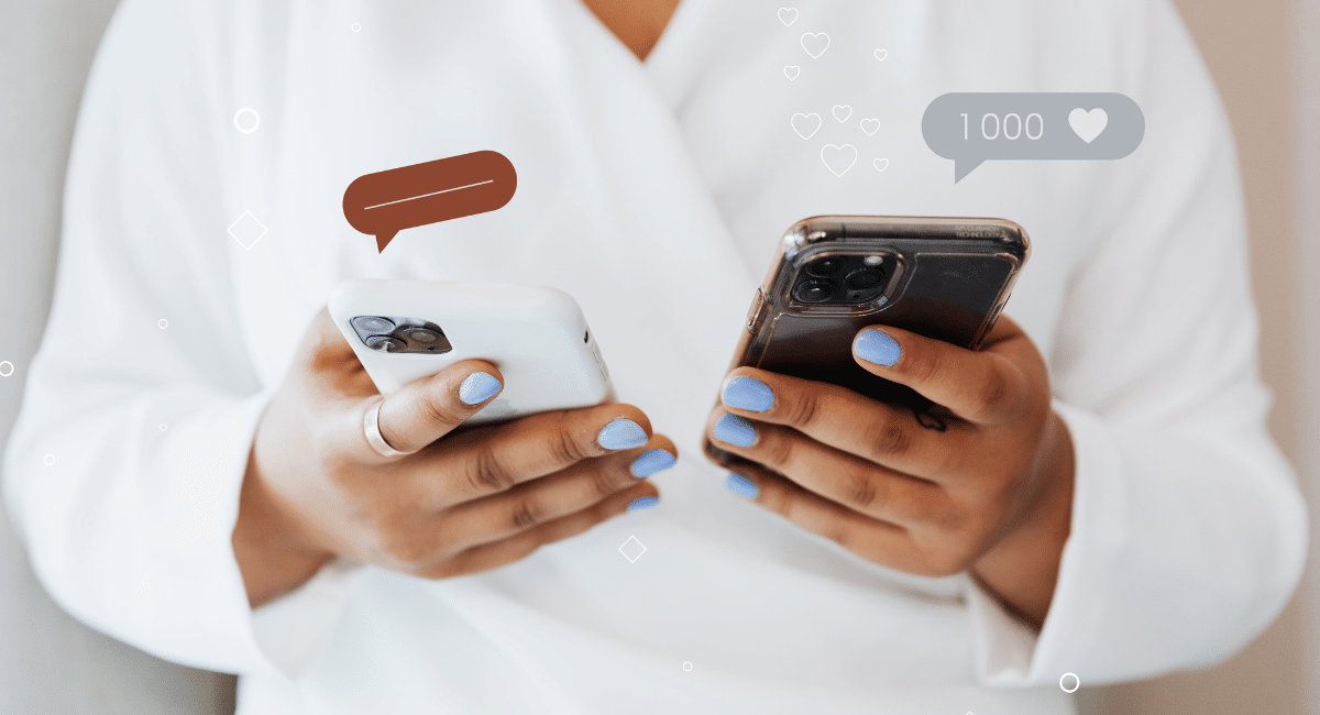 Mulher ganhando curtidas no instagram grátis